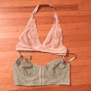Bralettes freepeople and aerie